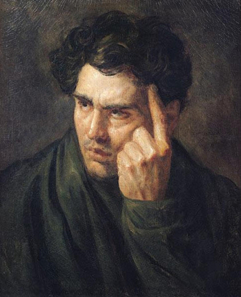 Théodore Géricault. Portrait de Lord Byron