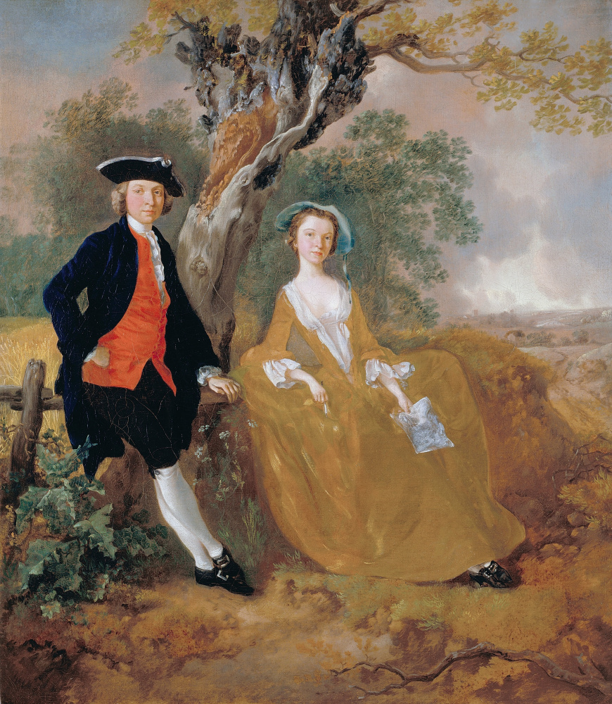 Thomas Gainsborough. Couple in a landscape