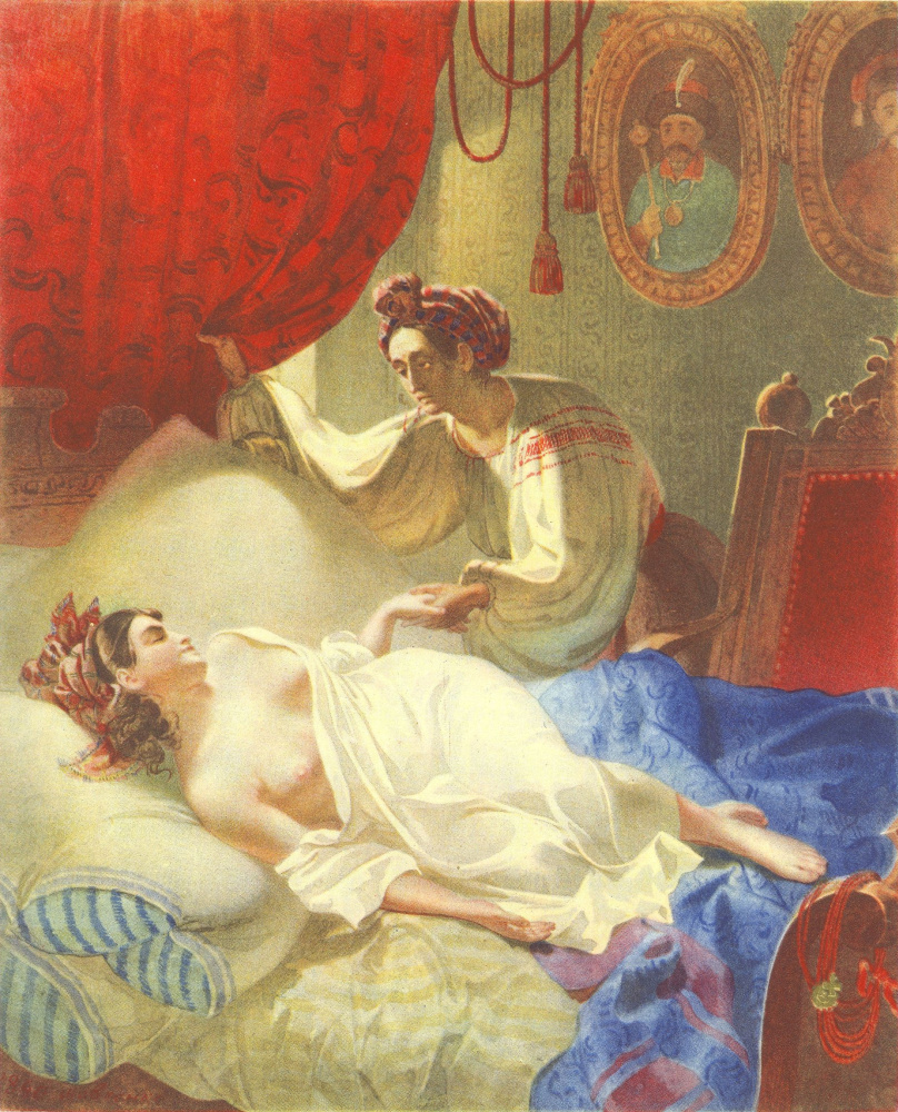 Taras Grigorievich Shevchenko. Maria (illustration à "Poltava A.S. Pushkin)