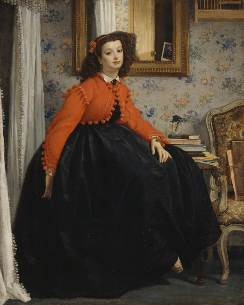 James Tissot. Portrait de Mademoiselle L.L.