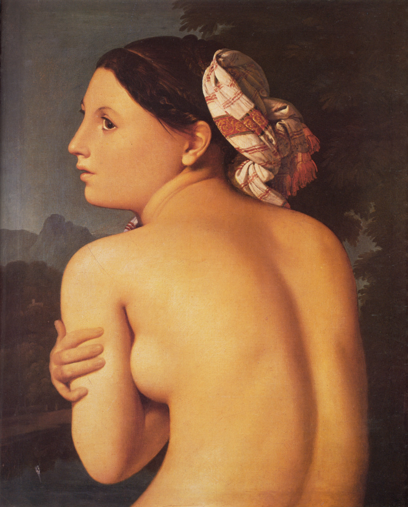 Jean Auguste Dominique Ingres. Bather, shown waist