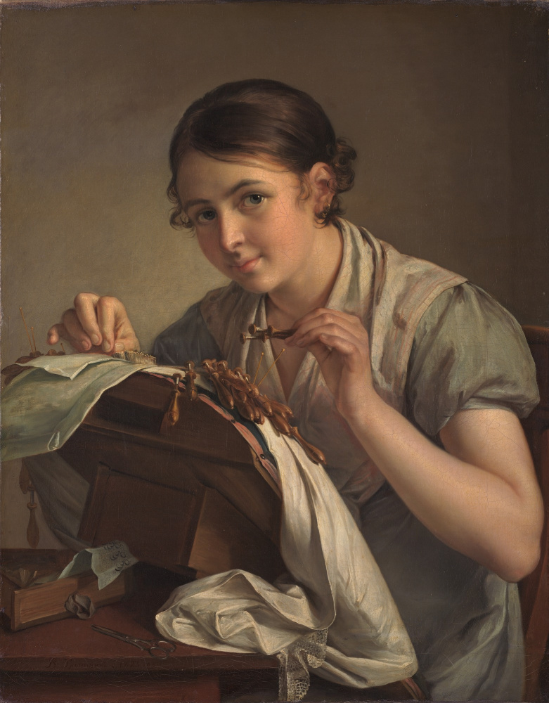 Vasily Tropinin. Lacemaker