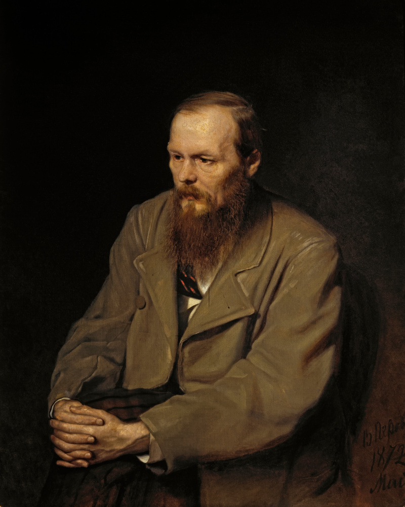 Vasily Grigorievich Perov. Retrato del escritor Fyodor Dostoievski