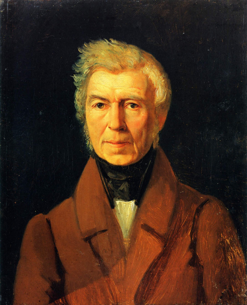 Sergey Konstantinovich Zaryanko. Ritratto dell'artista A.G. Venetsianov