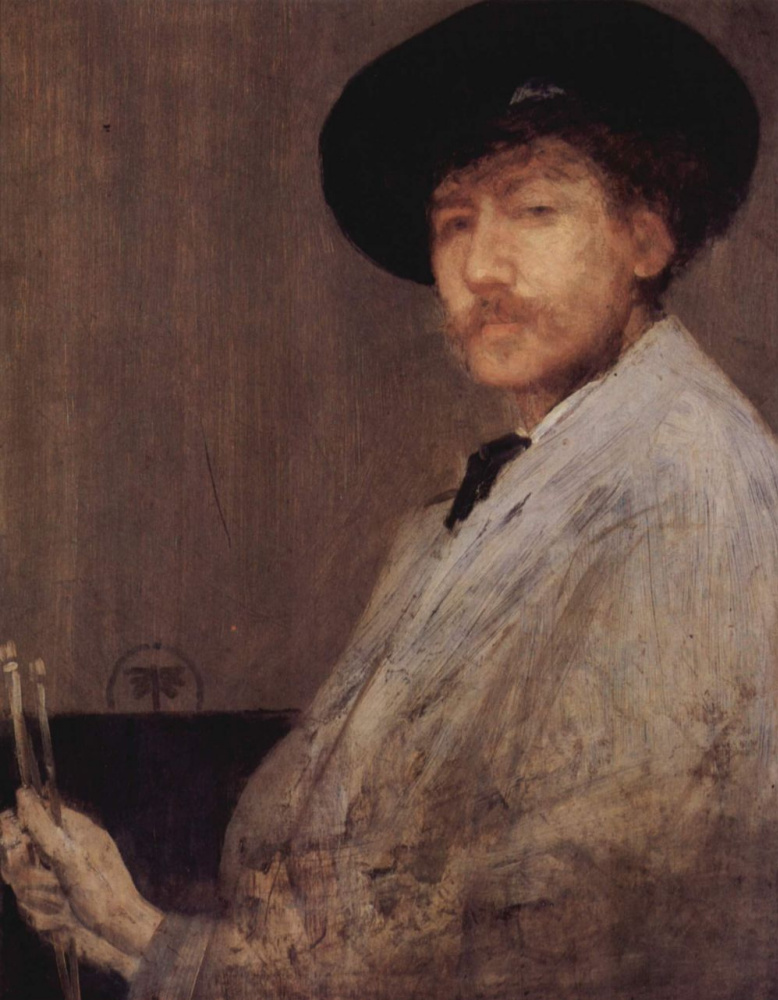 James Abbot McNeill Whistler. Composition in grey. Self portrait