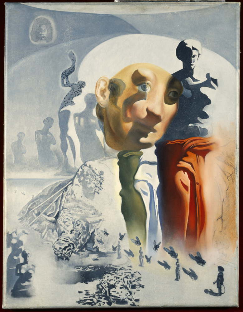 Salvador Dali. The oil sketch for the painting "the Hallucinogenic toreador"