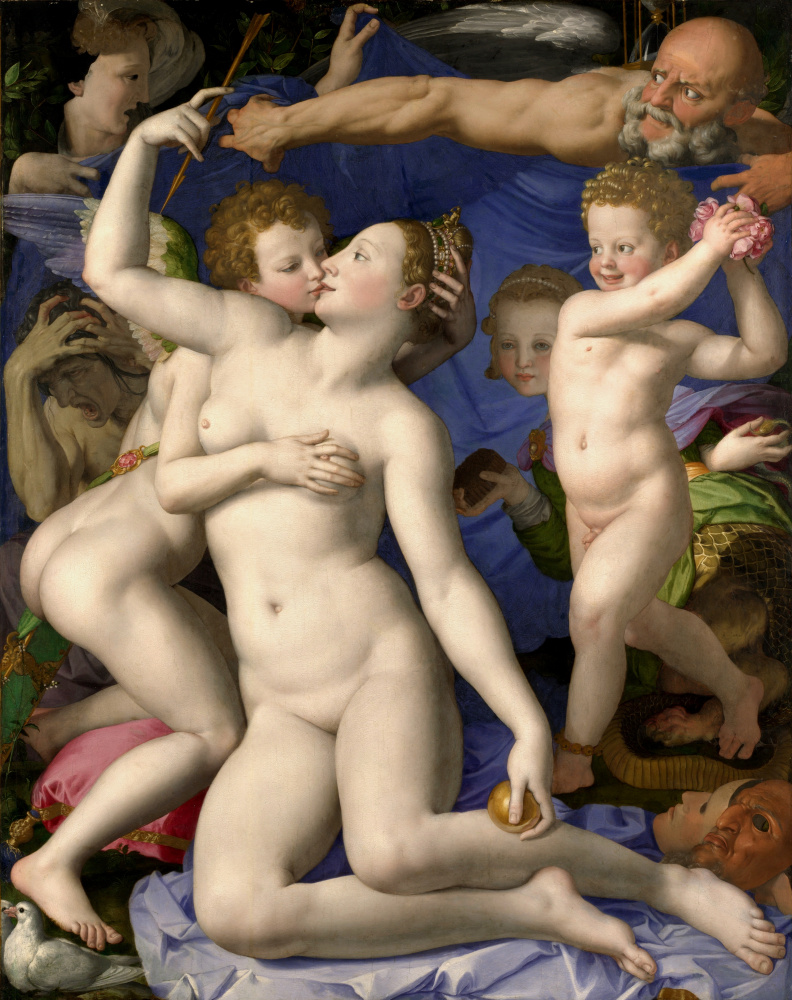 Agnolo Bronzino. Allegory with Venus and Cupid