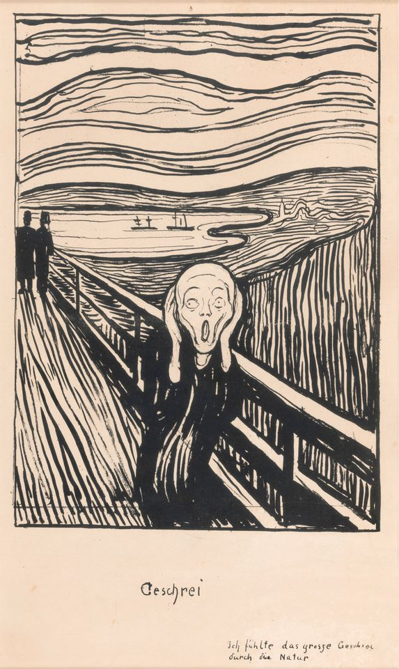 Edvard Munch. Crier