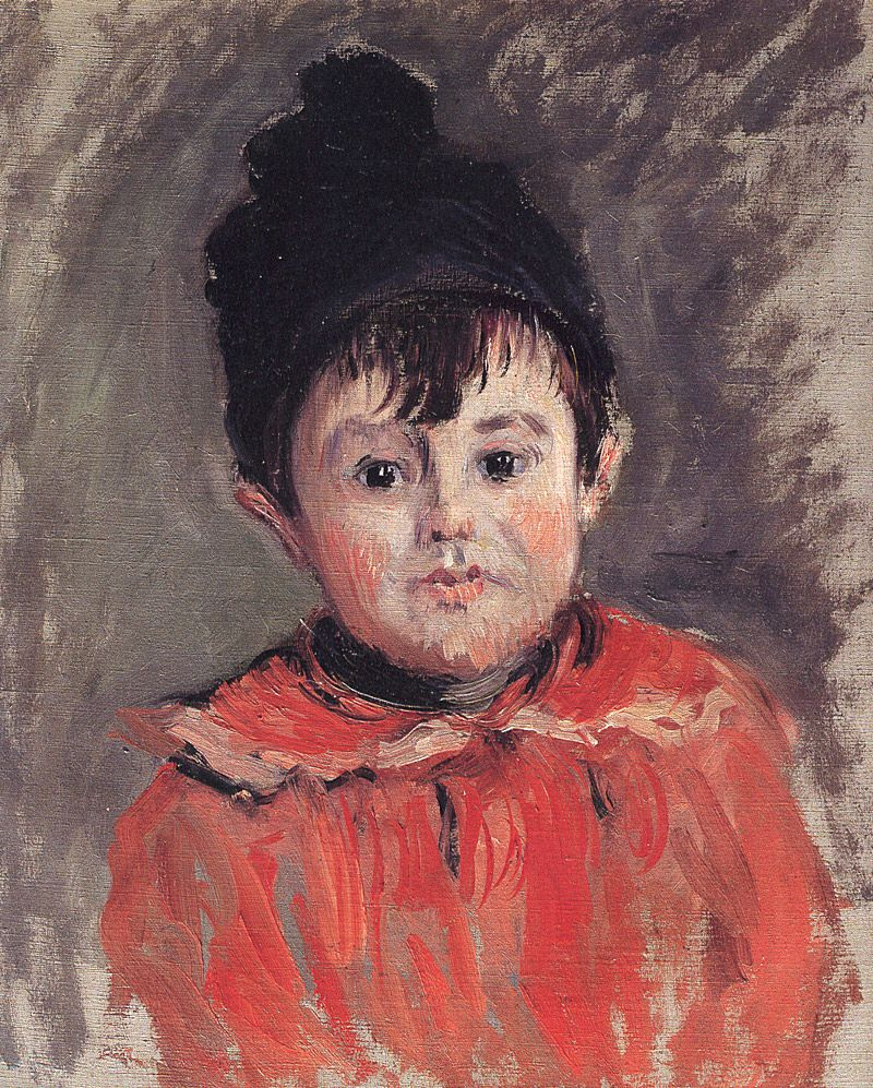 Claude Monet. Portrait of Michel beanie with pompom