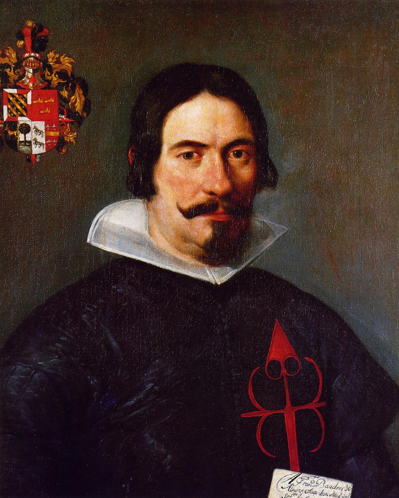 Diego Velazquez. Portrait of Francisco de Abarca Bandres
