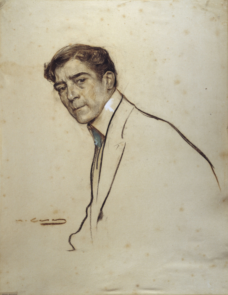 Рамон Касас Карбо. Retrato de Alejandro de Ricoera.