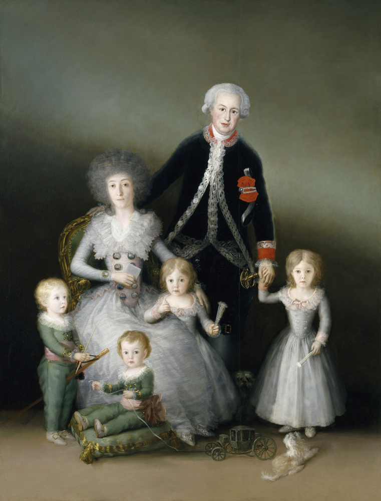 Francisco Goya. Family portrait of the Duke of Osuna with children