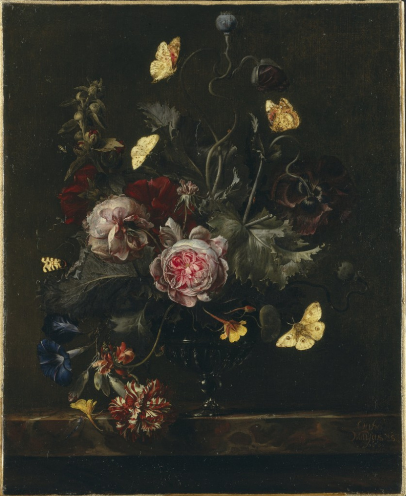 Otto Marceus van Scriec. A bouquet of flowers