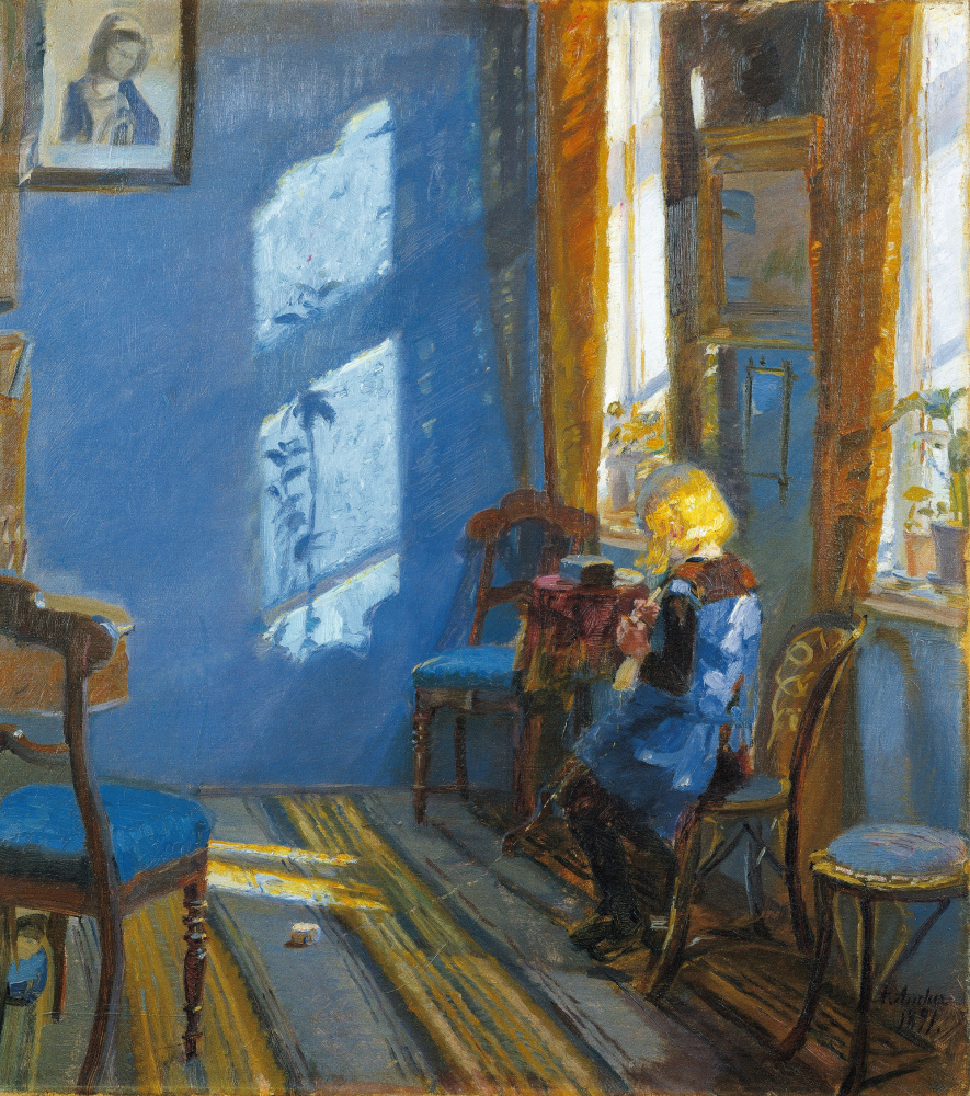 Anna Anchor. Sunlight in the blue room