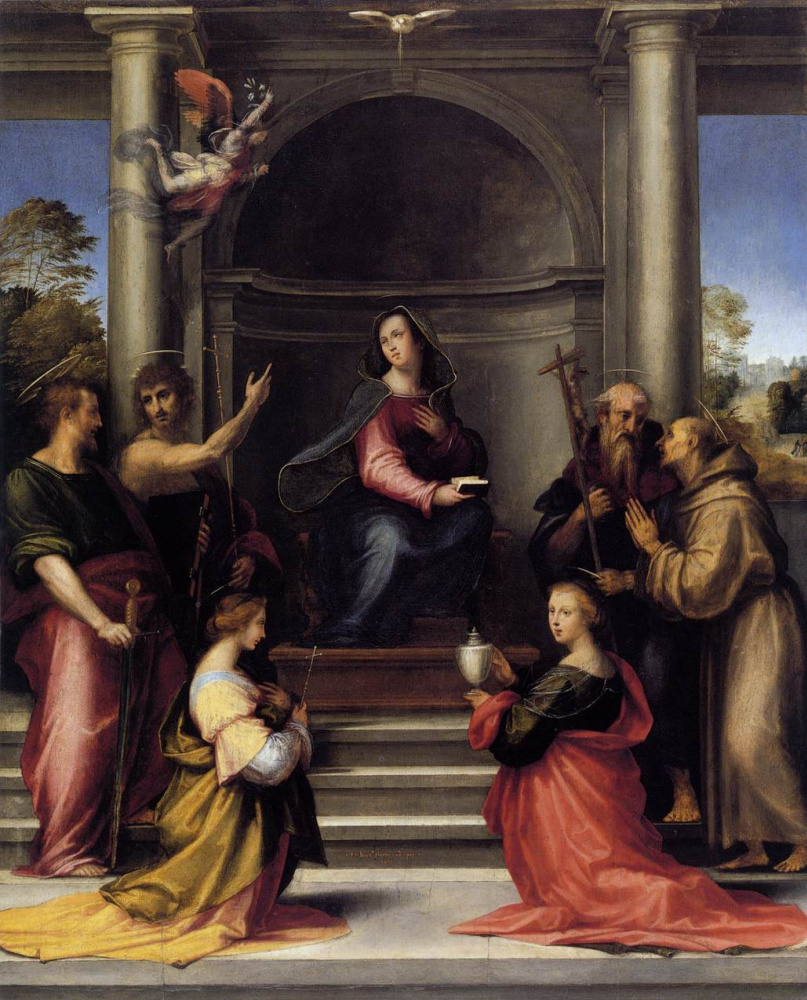 Fra Bartolomeo. The Incarnation of Christ with the Six Saints
