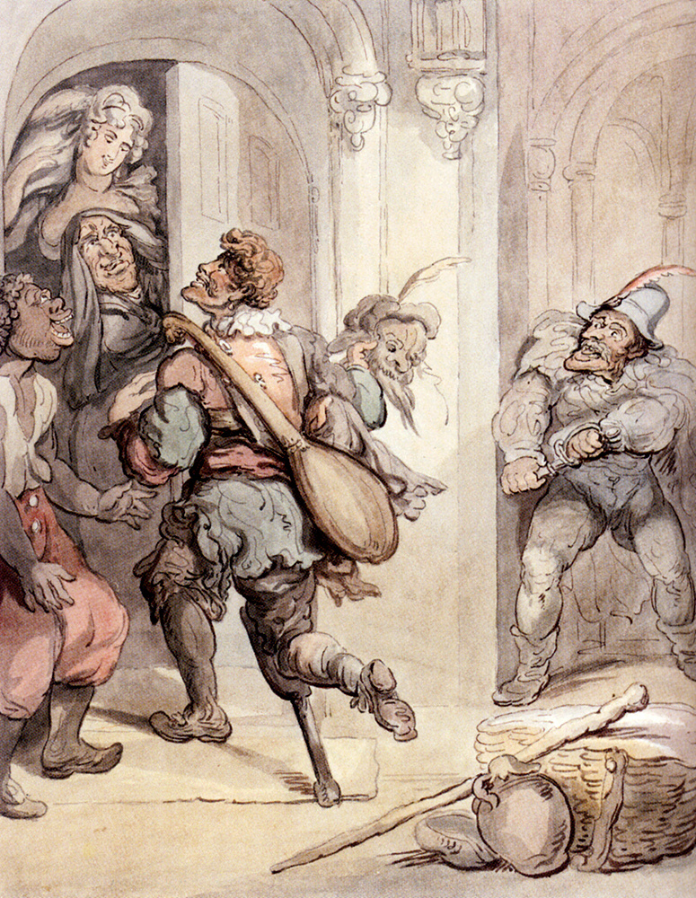 Thomas Rowlandson. Journey of the player