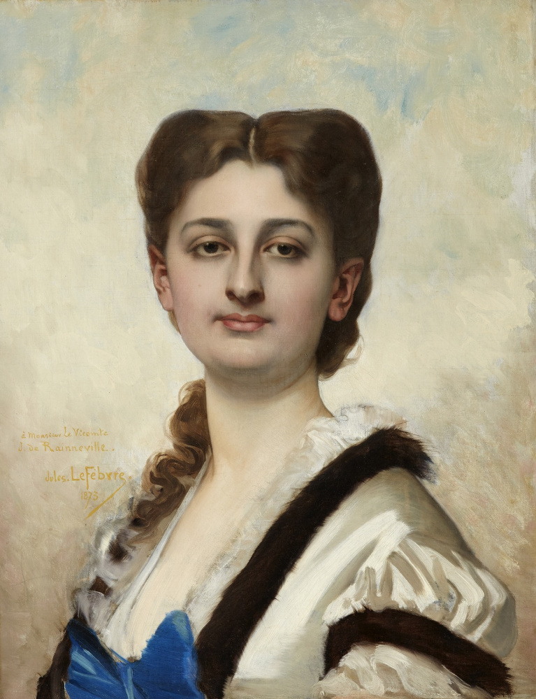 Jules Joseph Lefebvre. Ritratto di una donna 1873