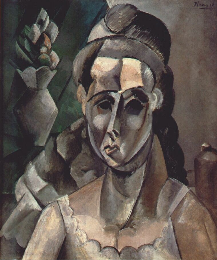 Пабло Пикассо. Женщина и ваза с цветами