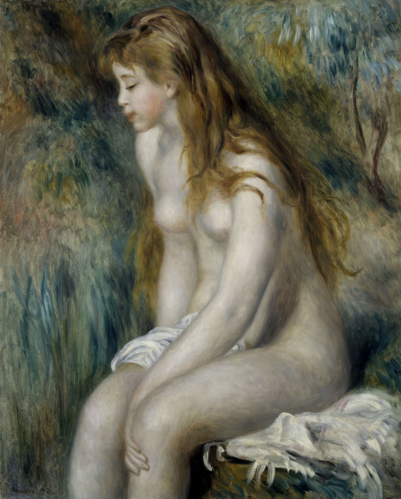 Pierre Auguste Renoir. Young bather