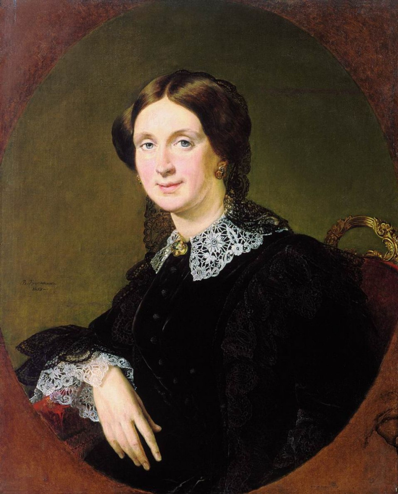 Vasily Tropinin. Portrait Of Natalia Pavlovna Panina