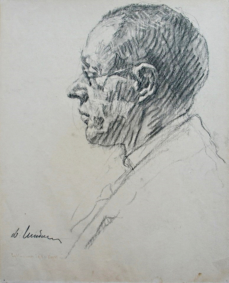 Damian Vasilievich Shibnev. Retrato de Sergei Nikolaevich Amosov