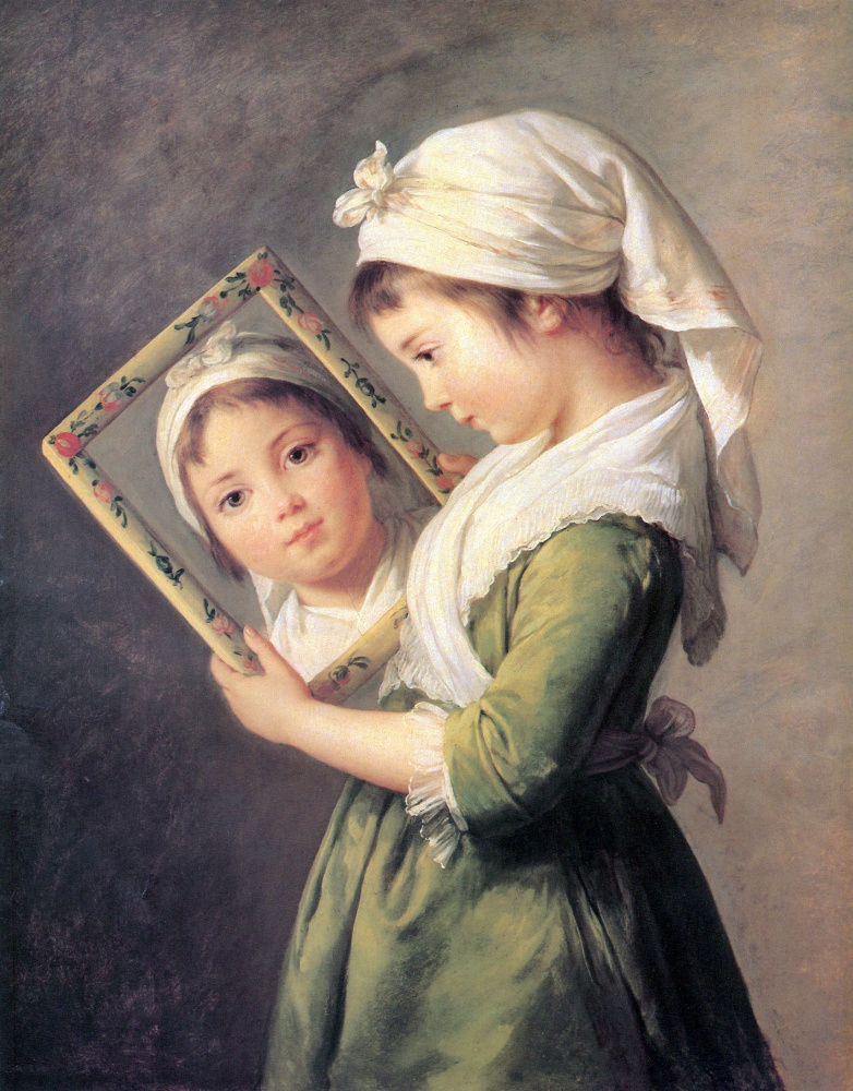 Elizabeth Vigee Le Brun. Portrait of Julie Lebrun, daughter of the artist