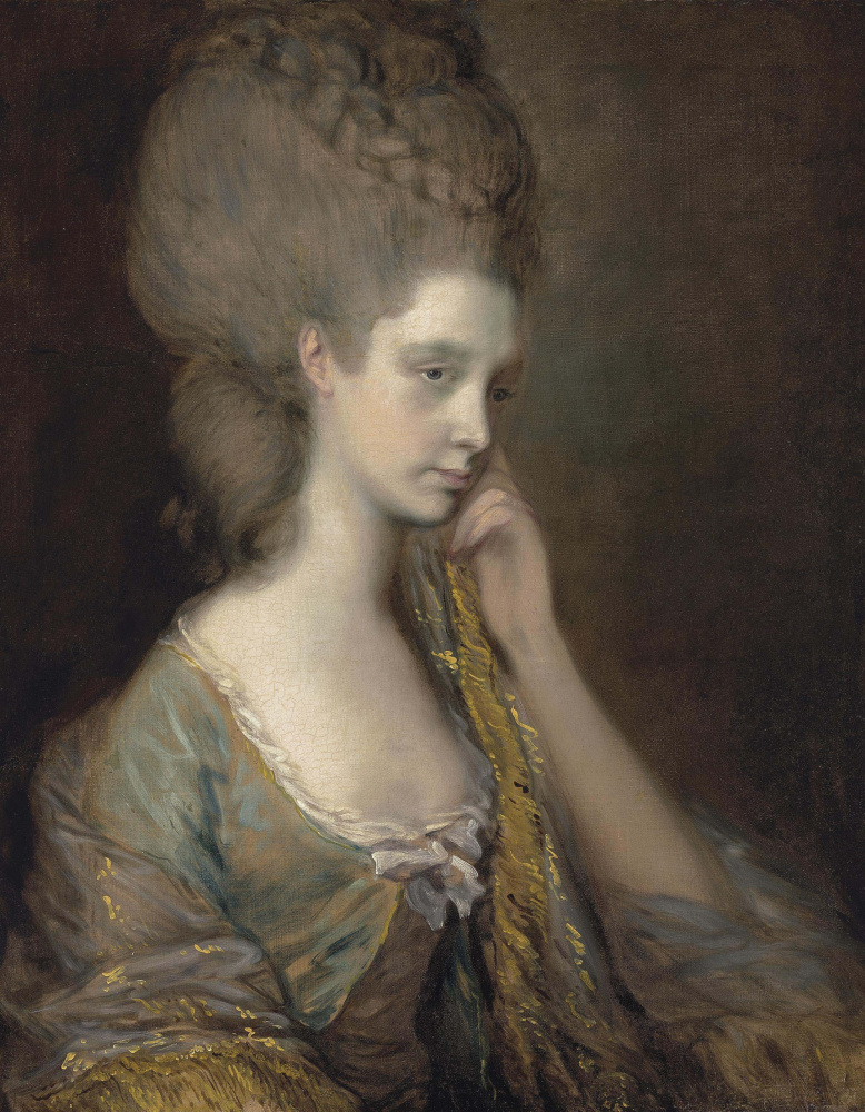 Thomas Gainsborough. Portrait of lady Anne Thistlethwaite, Countess of Chesterfield