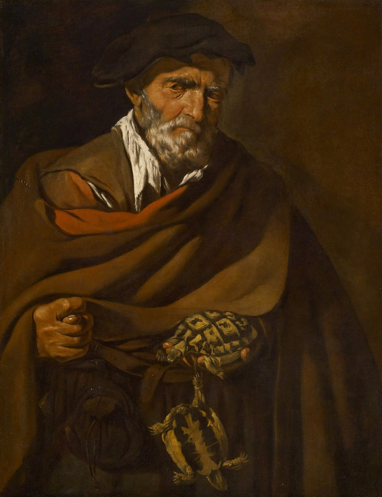 Jose de Ribera. Man with turtles