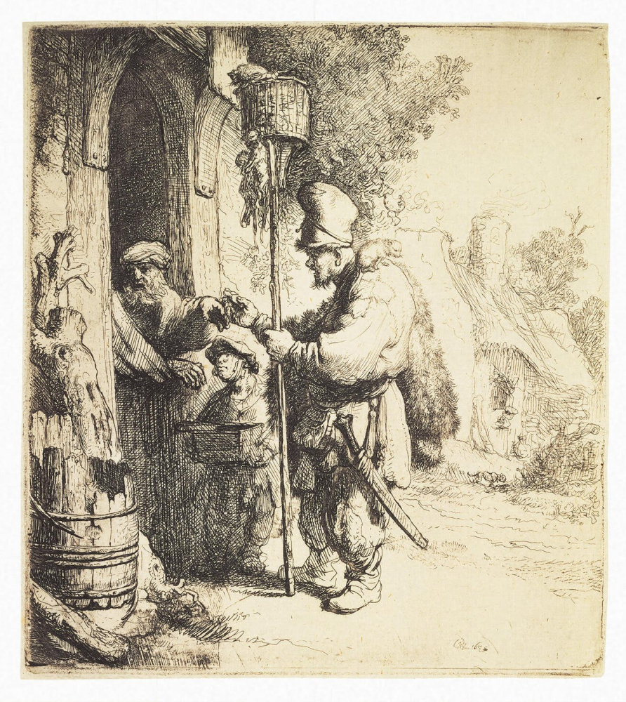 Rembrandt Harmenszoon van Rijn. The pied Piper