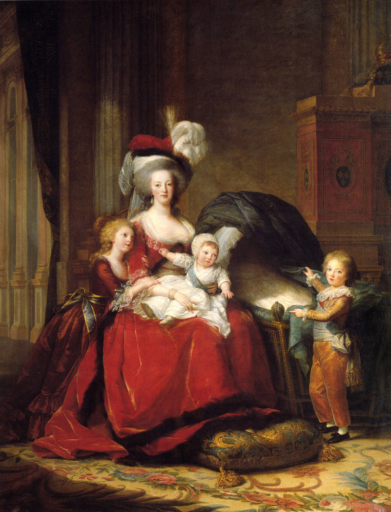 Elizabeth Vigee Le Brun. Marie-Antoinette and her children