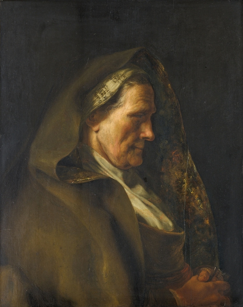 Jan Lievens. 肖像一个老女人