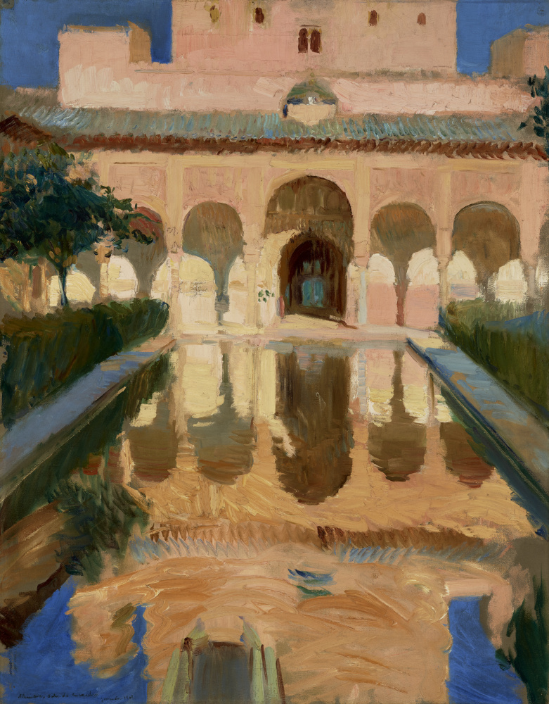 Joaquin Sorolla. Hall of ambassadors, Alhambra, Granada