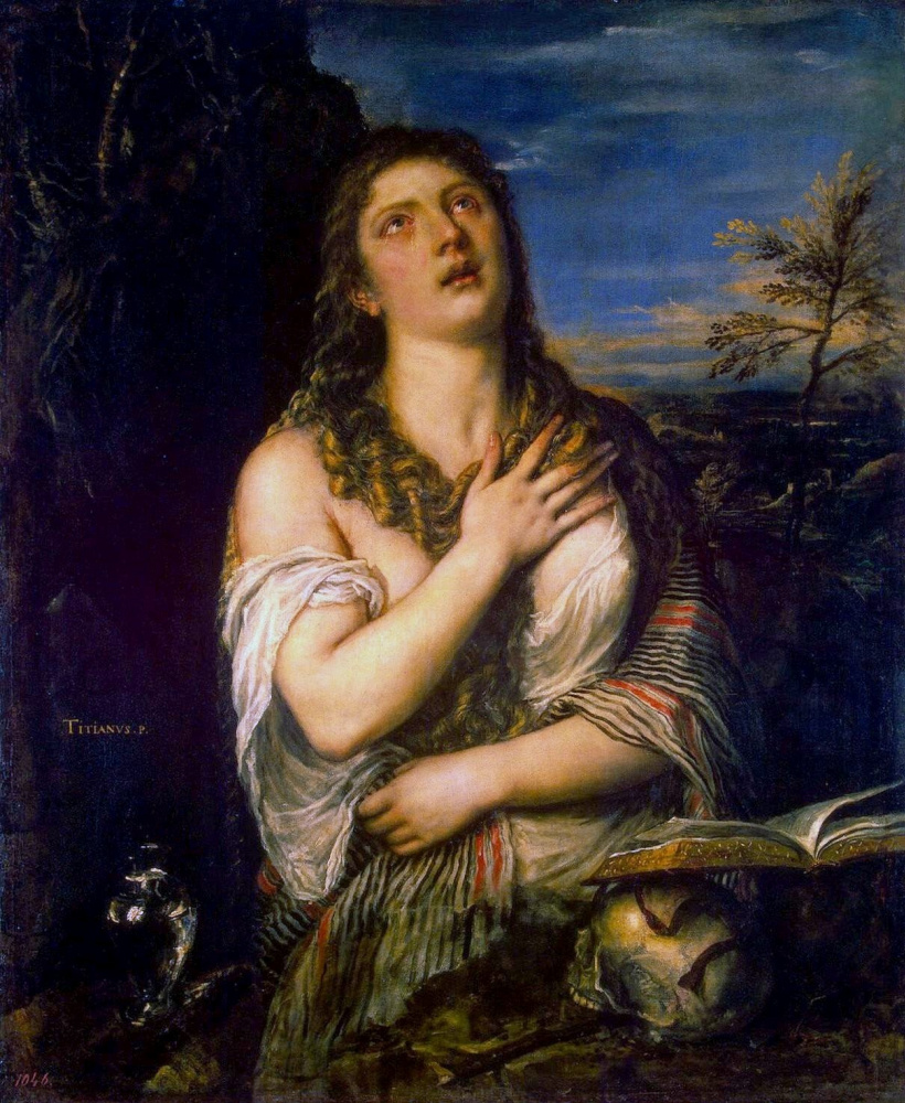 Titian Vecelli. Penitent Mary Magdalen