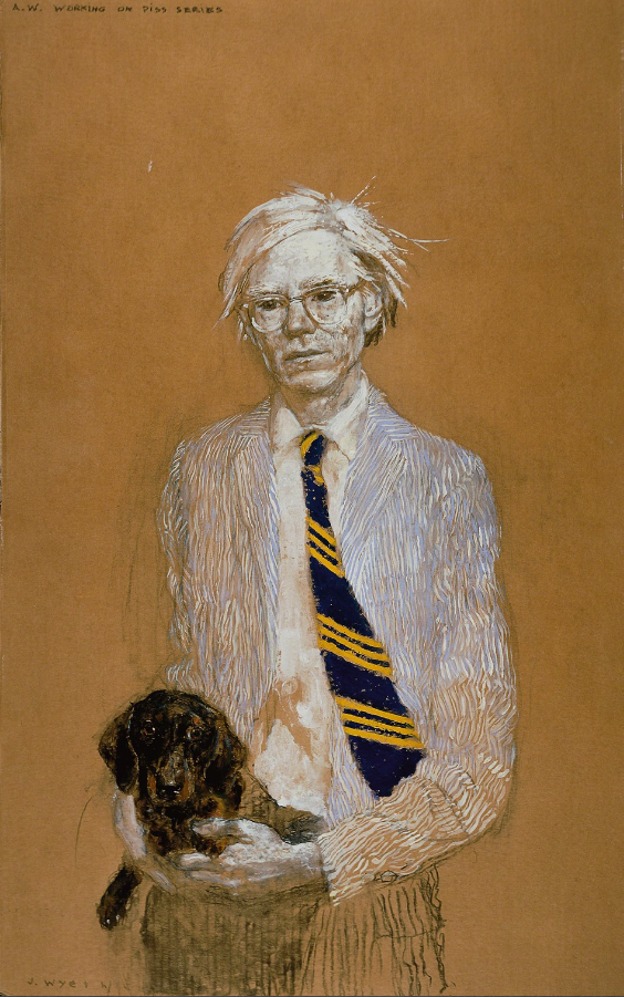 Jamie Wyeth. Retrato De Andy Warhol