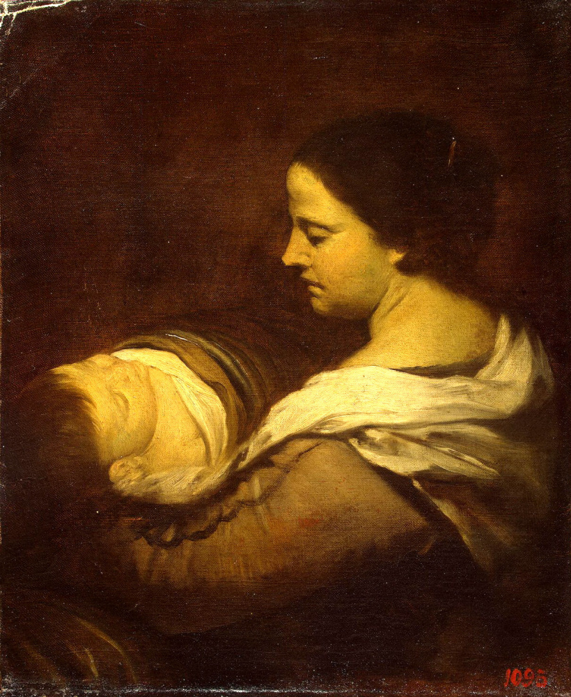 Juan Batista Martinez del Maso. Mother with a sleeping child