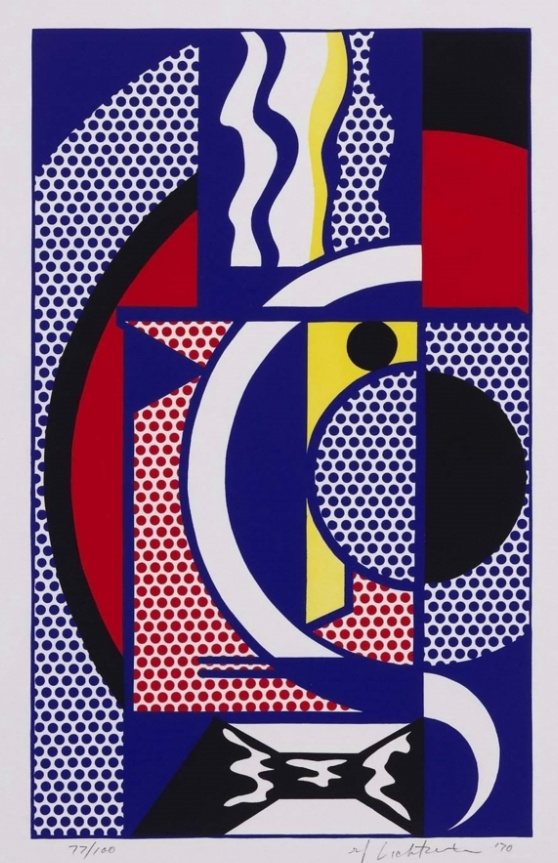 Roy Lichtenstein. Modern head No. 1