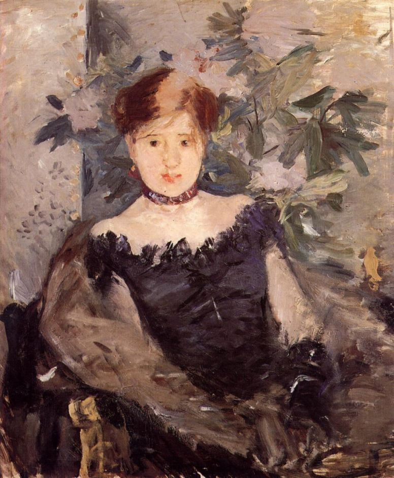 Berthe Morisot. The woman in black