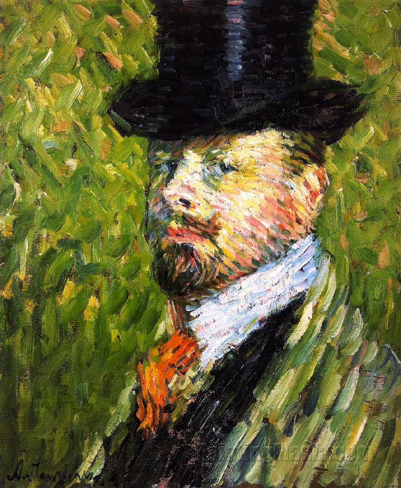 Alexej von Jawlensky. Autorretrato en el cilindro.