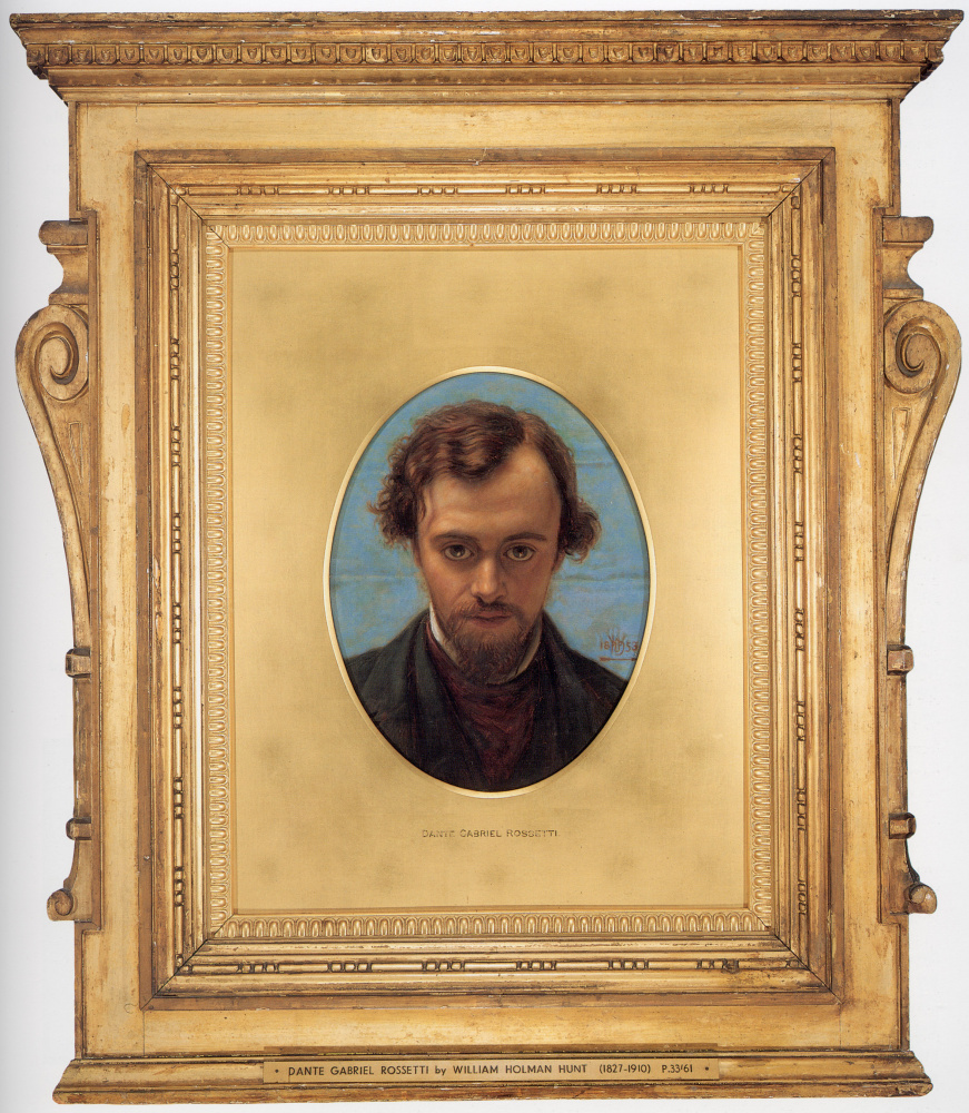 William Holman Hunt. Portrait of Dante Gabriel Rossetti (in preparation)