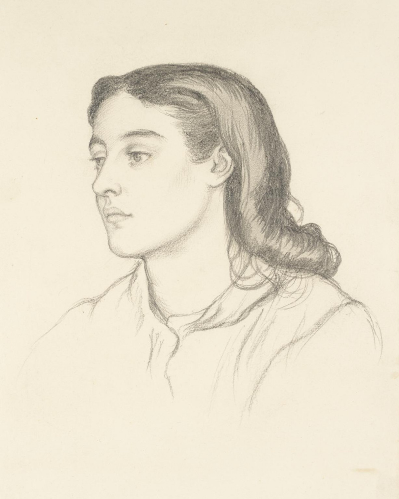 Dante Gabriel Rossetti. Miss Robertson (Mrs. Fernandez)