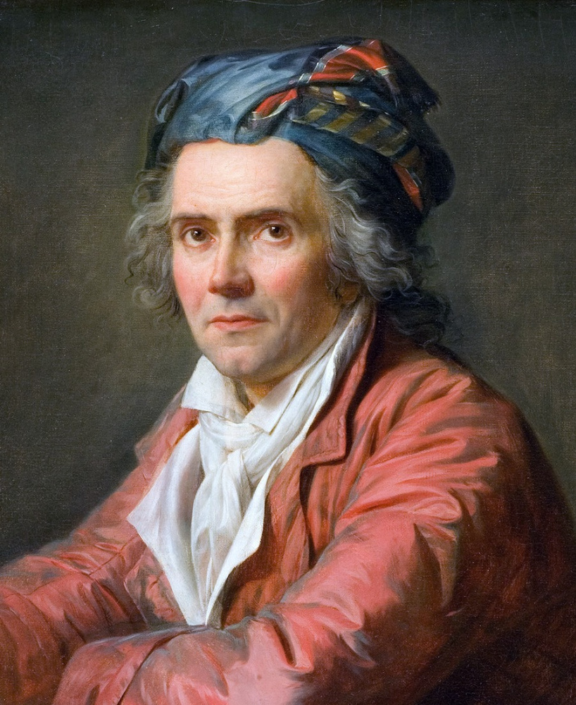 Jacques-Louis David. Portrait D'Alphonse Leroy. Un fragment de