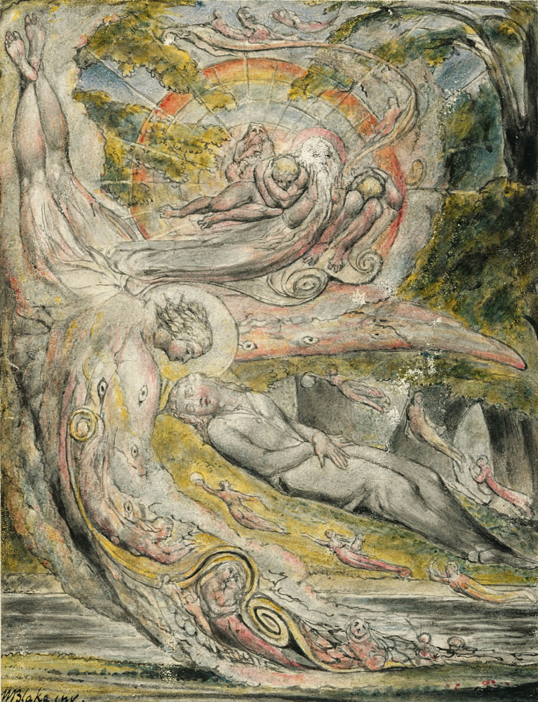 William Blake. Mystical mystery of Milton. Illustrations to the poems of Milton's "Fun" and "Thoughtful"