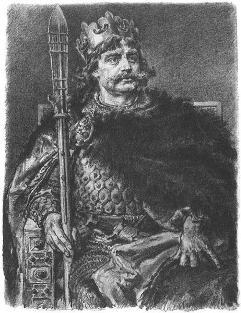 Jan Matejko. Boleslaw the Brave. Series "Portraits of Kings and Princes of Poland"