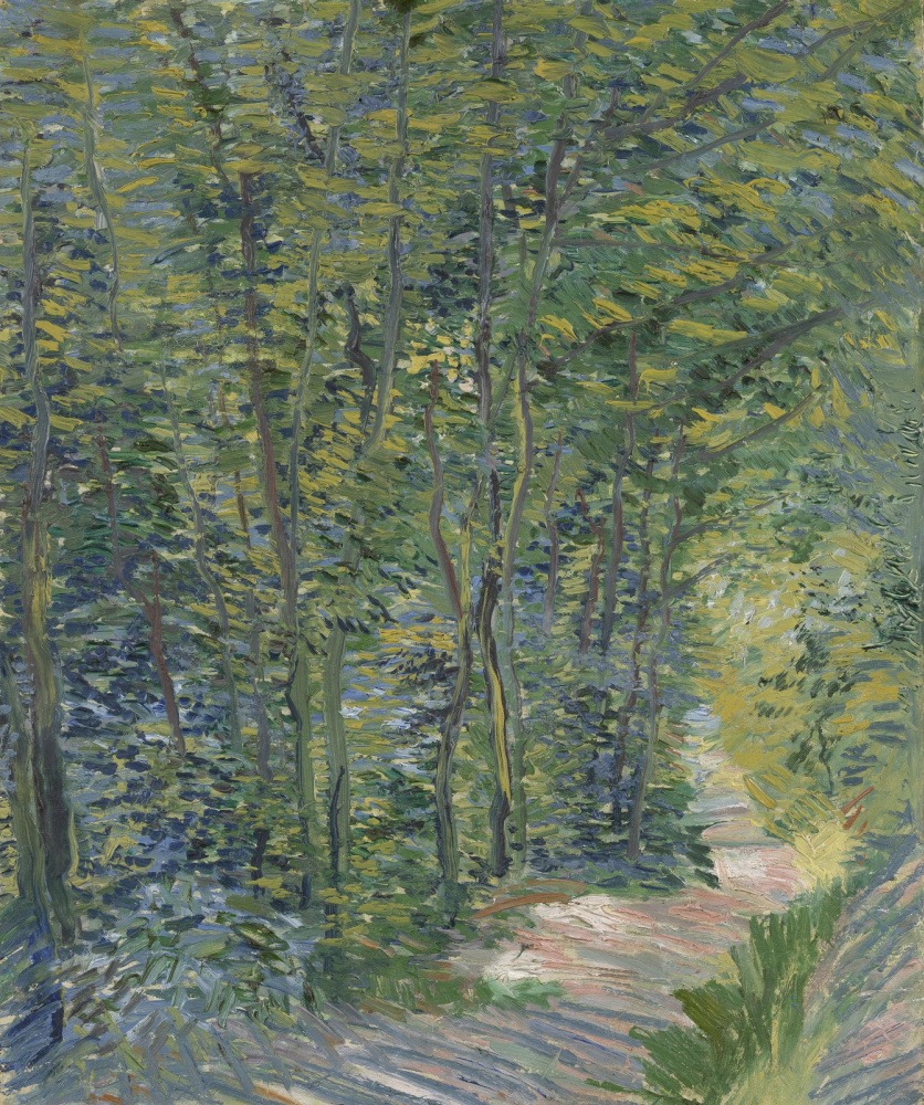 Vincent van Gogh. Path in the woods