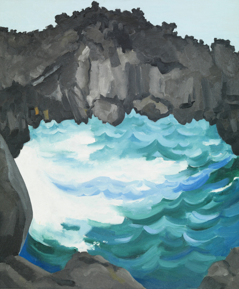 Georgia O'Keeffe. Black Lava Bridge, Hāna Coast, No. 1