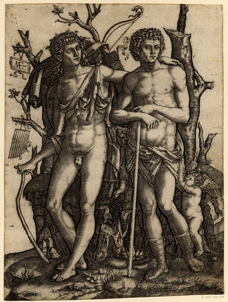 Marcantonio Raimondi. Apollo and Hyacinth