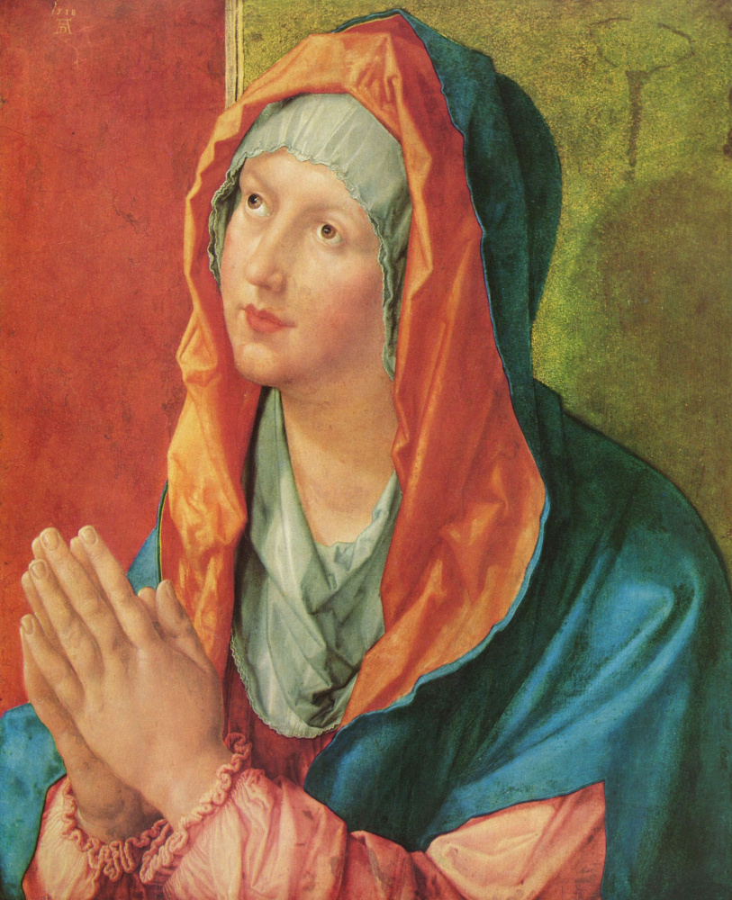 Albrecht Dürer. Virgin Mary praying