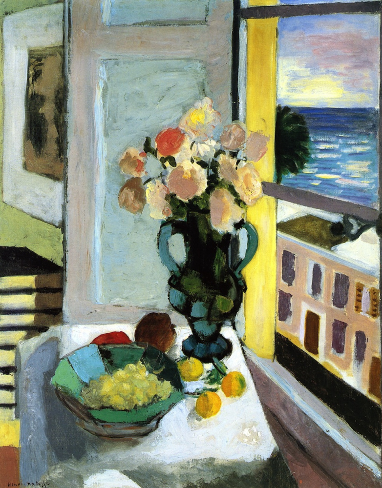 Henri Matisse. Roses by the window