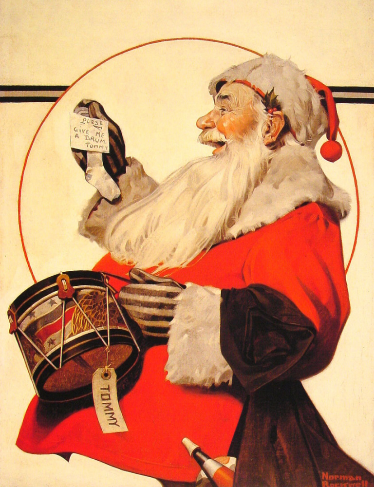 Norman Rockwell. A drum for Tommy