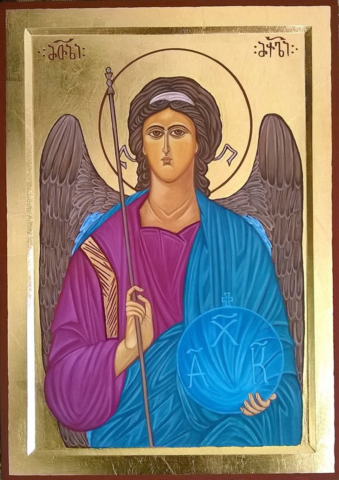 Badri bukia. Icon of the archangel Michael